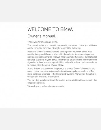 bmw m3 2023 owners manual